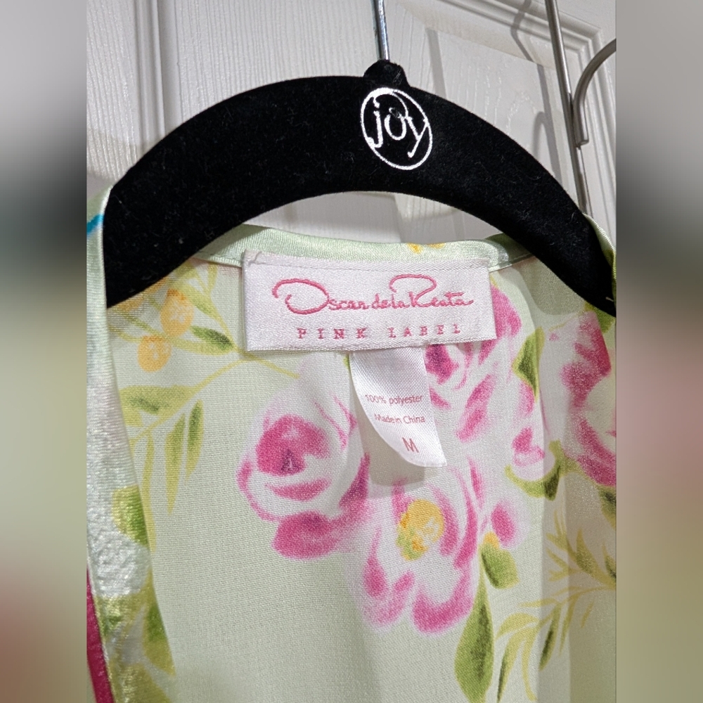 Oscar De La Renta Floral Kimono Robe - Picture 7 of 10